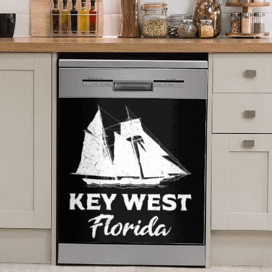 KEY-WEST FLORIDA Sailing Sunshine-State West Keys Dish Washer Covers