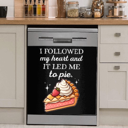 Sweet Heart Strawberry Cherry Pie Delight Dish Washer Covers