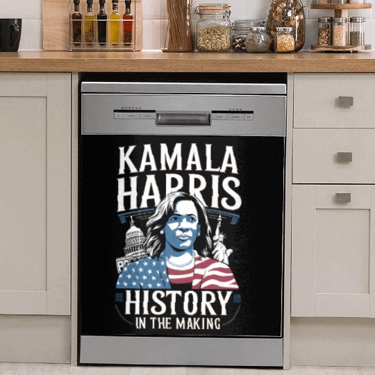 Kamala Harris History in the Making Dish Washer Covers