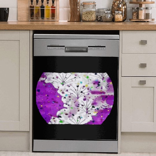 Purple Stream Dish Washer Covers