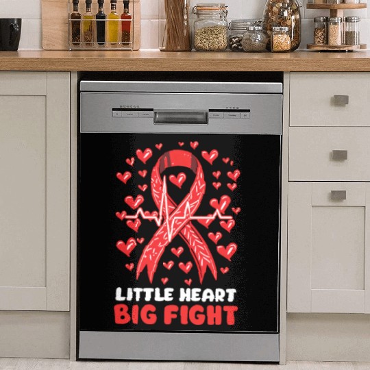 CHD Awareness Little Heart, Big Fight Dish Washer Covers