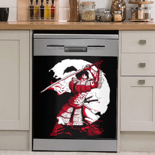 Kanji Japan Katana Sword Ninja Samurai Dish Washer Covers