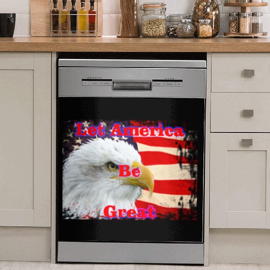 LET AMERICA BE GREAT Dish Washer Covers