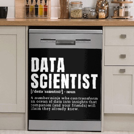 Funny Data Scientist Definition Occupation Occupat Dish Washer Covers