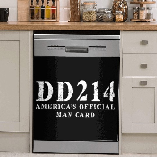 DD214 America s Official Man Card Dish Washer Covers
