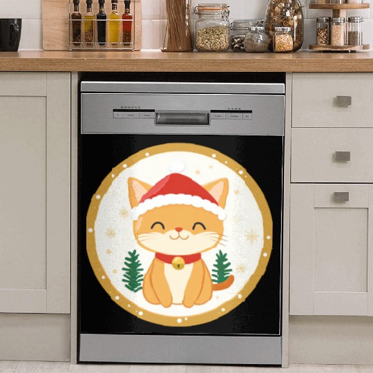 Christmas cats Dish Washer Covers