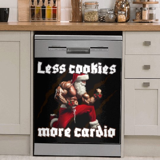Muscle Santa Dish Washer Covers – Christmas Workout Apparel