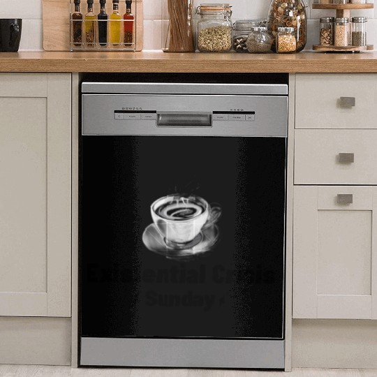 Existential Crisis, Funny Philosophy Major Dish Washer Covers