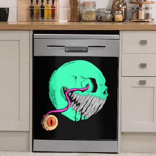 Cringe Zombie Pac Man Dish Washer Covers