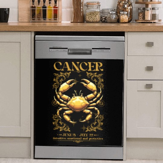 Cancer Zodiac Sign Dish Washer Covers