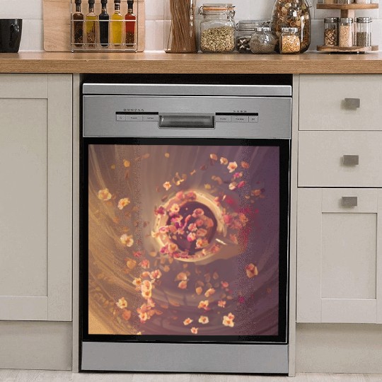 Botanical Gardens Latte Dish Washer Covers