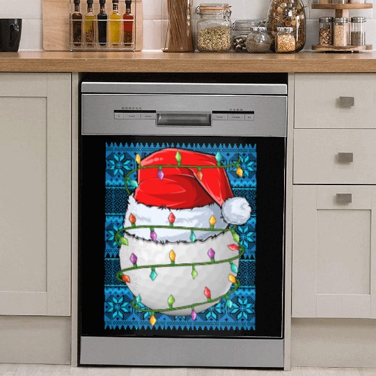 Golf Ball Christmas Lights Dish Washer Covers