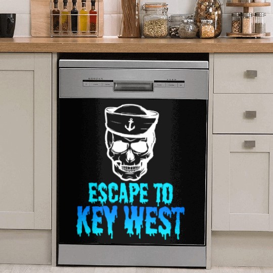 Florida Sailing FLYING TO KEY-WEST Sunshine-State Dish Washer Covers