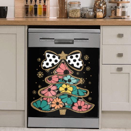 Tree Christmas, Christmas Vintage Dish Washer Covers