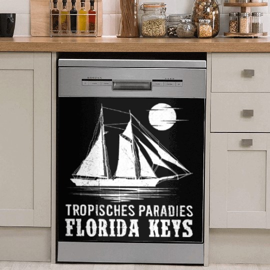 Florida TROPICAL PARADISE KEY-WEST COAST Dish Washer Covers