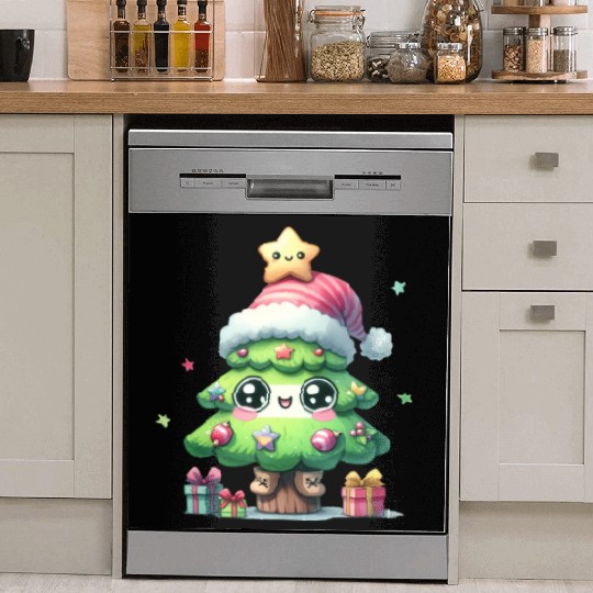 Christmas Tree, Merry Christmas Dish Washer Covers