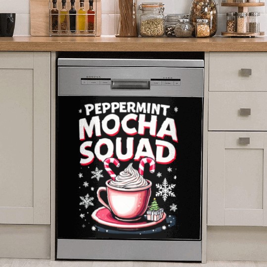 Peppermint Mocha Squad Dish Washer Covers