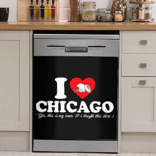 Groovy I Love CHICAGO Dish Washer Covers