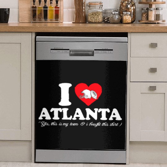 Groovy I Love Atlanta Dish Washer Covers