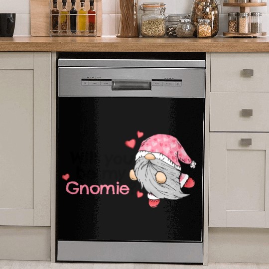 Gnomes Valentines Revelin, Valentines Retro Dish Washer Covers