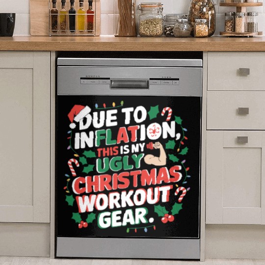 Inflation-Proof Christmas Workout Dish Washer Covers
