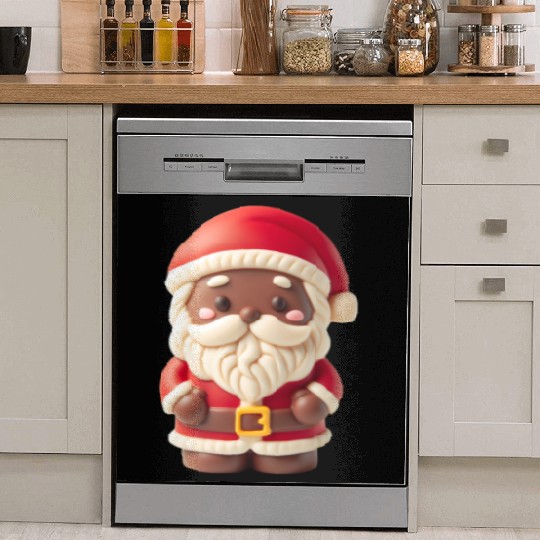 Santa Claus Christmas Chocolate ChocoClaus Dish Washer Covers
