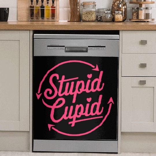 Stupid Cupid Sublimation Dish Washer Covers