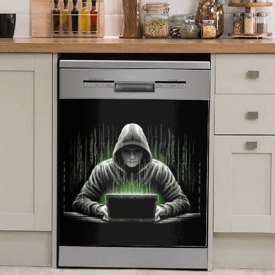 Hacker Programmer Computer Science Dish Washer Covers