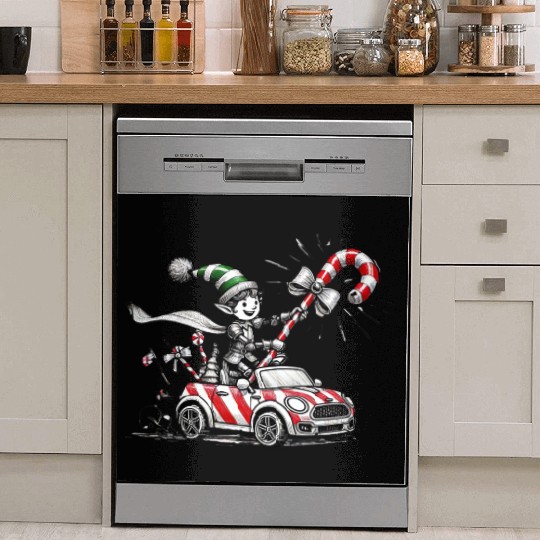 Elf Candy Joust Dish Washer Covers