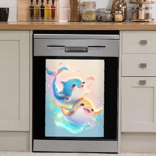 Happy birthday bevels tuna Dish Washer Covers