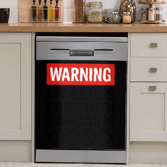 Sarcastic Genealogy DNA Test Genetics Biologist Dish Washer Covers