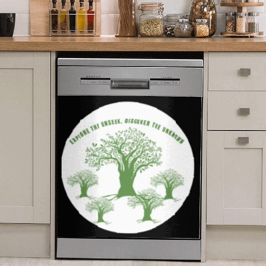 Green Tree Environmentalism Advocacy Dish Washer Covers