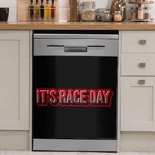 It's Race Day Dish Washer Covers