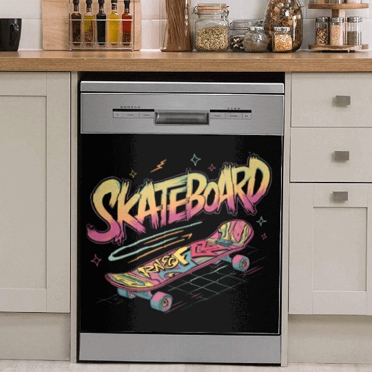 Skateboard Culture Dish Washer Covers