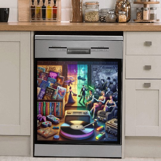 Pop Culture Mashups Dish Washer Covers
