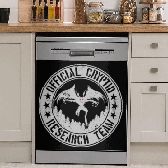 Official Cryptid Research Team | Cryptids Mothman Dish Washer Covers