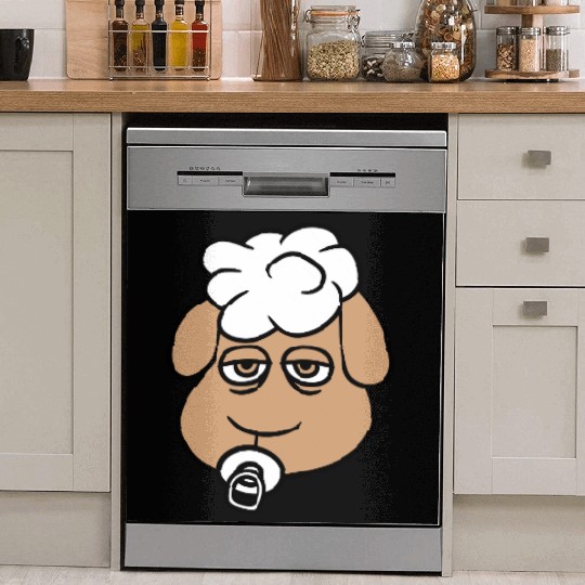 Sheep Baby Toddler Face Pacifier Child Head Lamb Dish Washer Covers