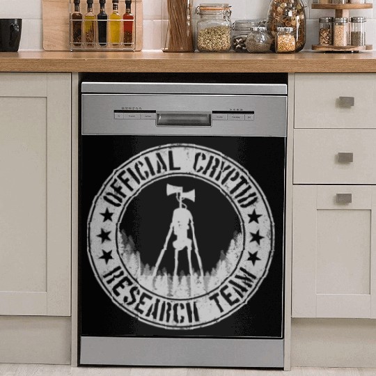 Cryptid Research Team Sirenhead Aliens Siren Head Dish Washer Covers