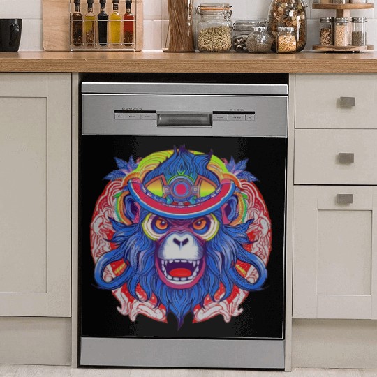 Vibrant Ape Dish Washer Covers