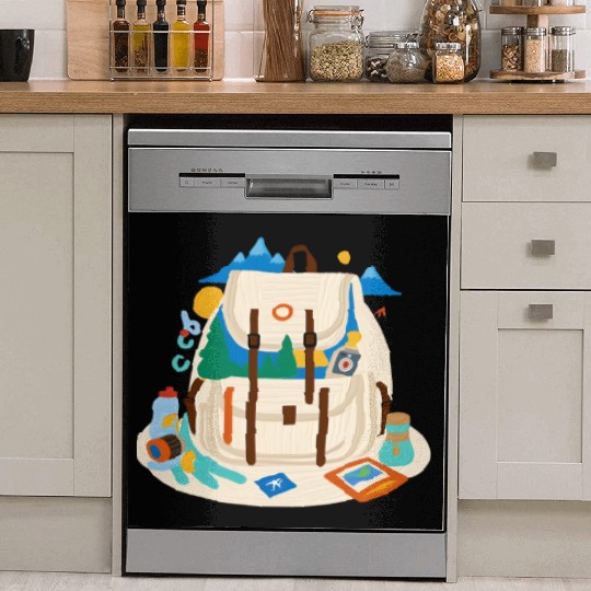 Adventure Awaits - Explore the World Dish Washer Covers