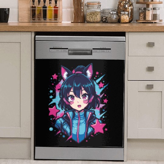 Techwear Anime Manga Harajuku cyberpunk Dish Washer Covers