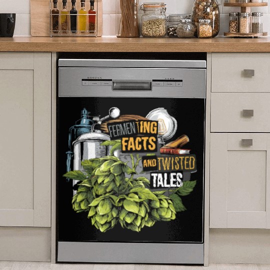 Craft Beer Brewing & True Crime Twisted Tales Dish Washer Covers