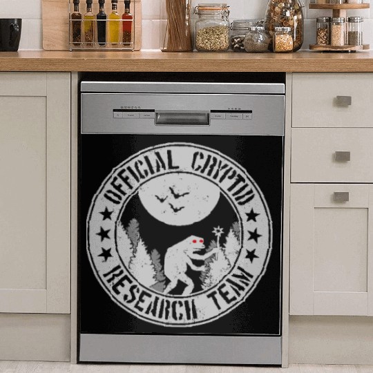 Cryptid Research Team | Cryptids Loveland Frogman Dish Washer Covers