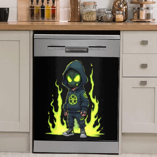 Toxic Menace - Radioactive Streetwear Warrior Dish Washer Covers