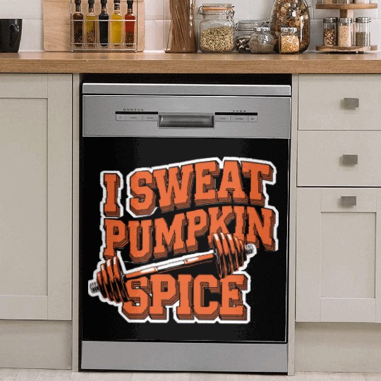 I Sweat Pumpkin Spice 5 Dish Washer Covers