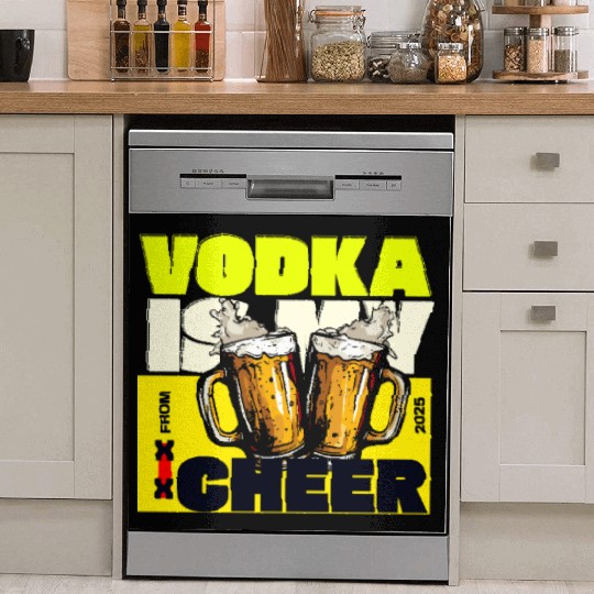 v is for vodka valentines CHEERS XX Dish Washer Covers