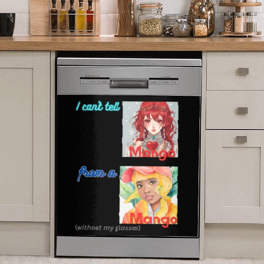 I can t tell manga from a mango Dish Washer Covers