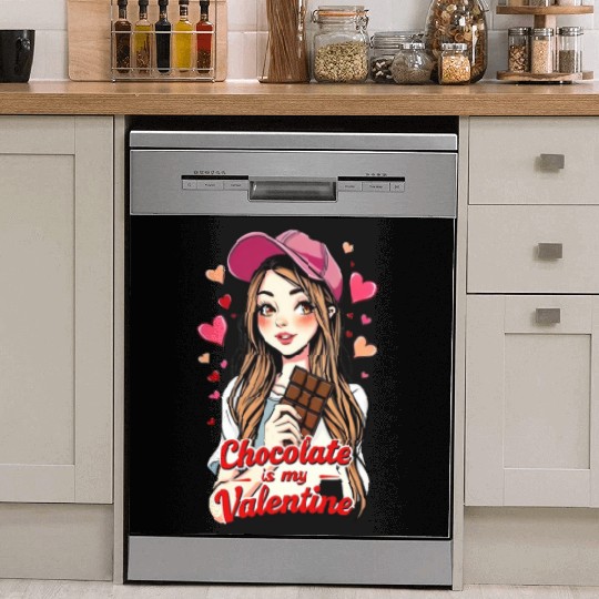 Chocolate - is my Valentine Dish Washer Covers