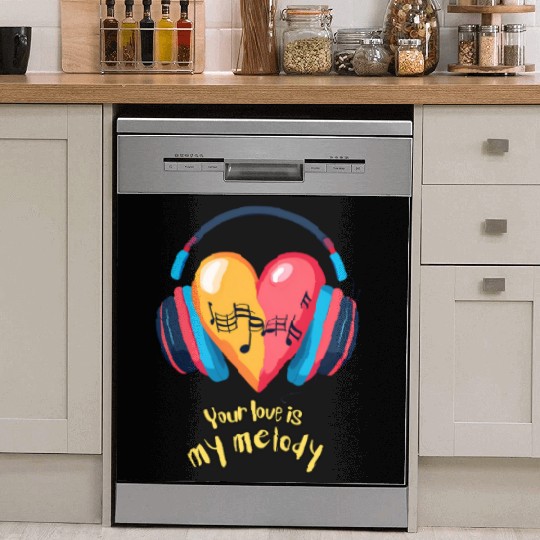 Your Love is My Melody Dish Washer Covers
