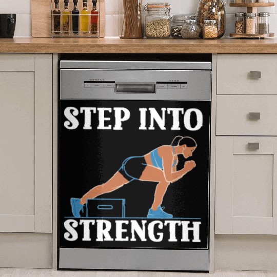 Bulgarian Squat Exercise Fitness Workout Gym Dish Washer Covers